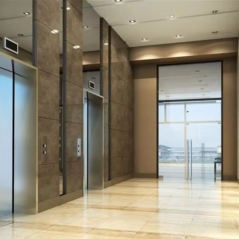 VTEP105 Ascensores Elevadores Residenciais de Passageiros de Luxo Gearless AC Silencioso Eficiente e Elegante PVC