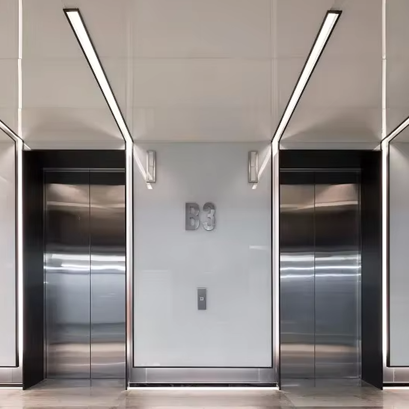 VTEP105 Ascensores Elevadores Residenciais de Passageiros de Luxo Gearless AC Silencioso Eficiente e Elegante PVC