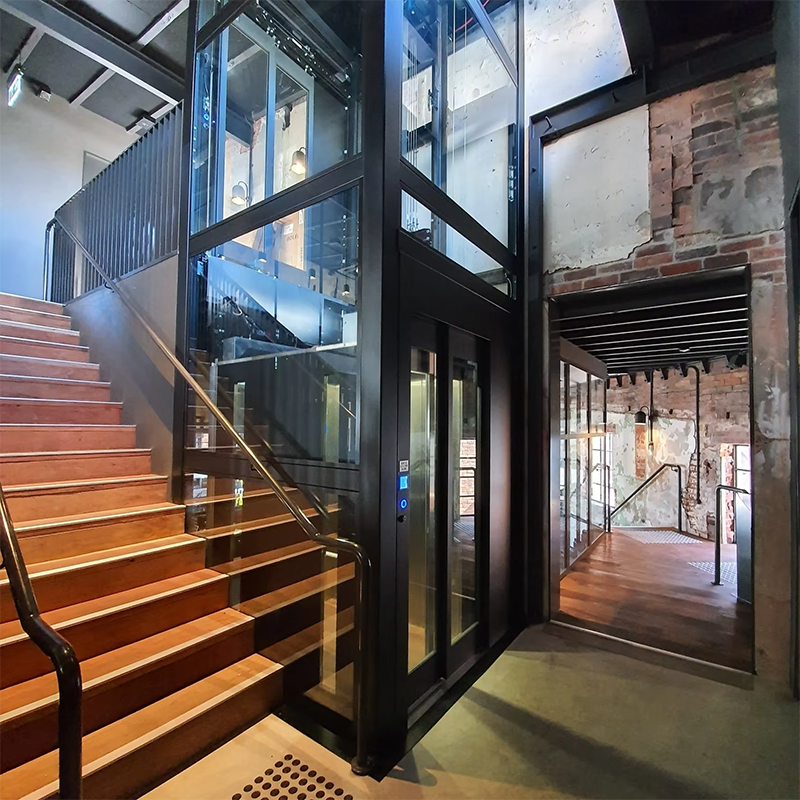 Elevador de passageiros moderno VTEP106 Elevadores com recursos de economia de energia