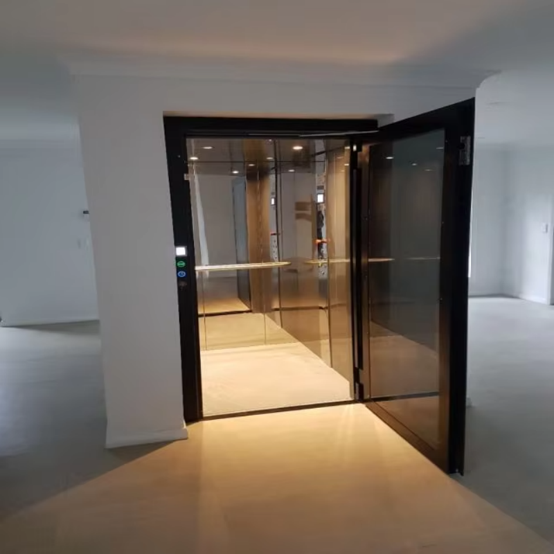 VTEV109 Ascensores Elevadores Elevador elegante de villa de vidro para casa duplex privada