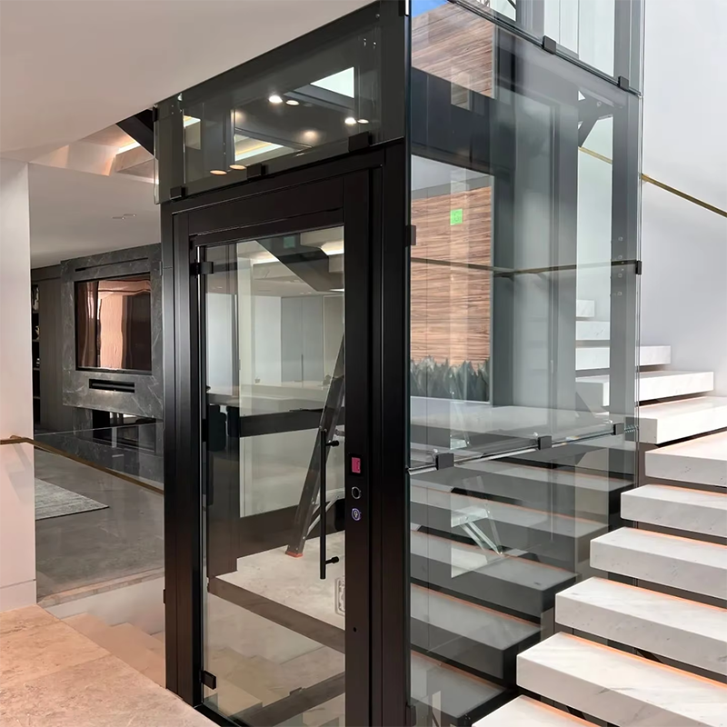 VTEO101 Ascensores Elevador de observação elegante para apartamentos de luxo e edifícios de escritórios