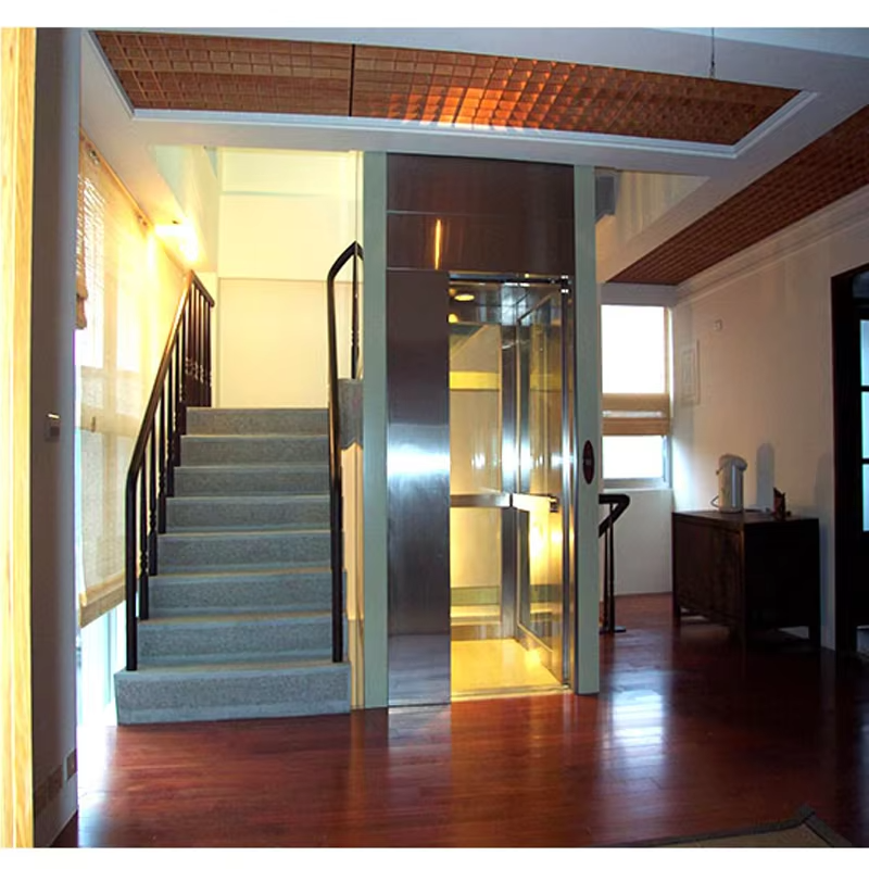 VTEV103 Ascensores Elevadores Smart Control Villa Lift para transporte doméstico confortável