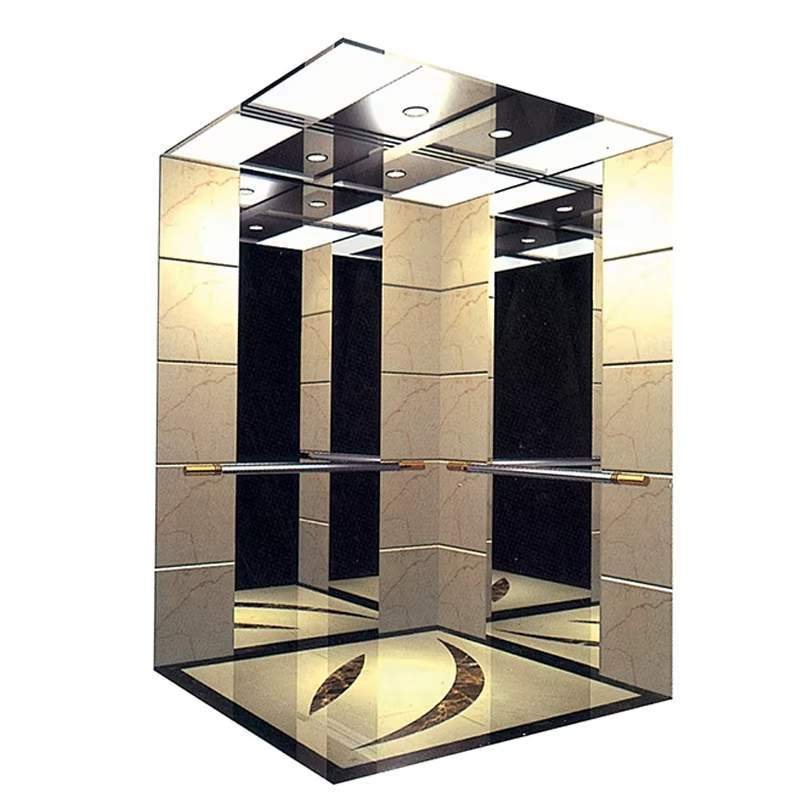 VTEP103 Elevadores Ascensores Elevadores de passageiros elegantes para apartamentos de luxo elevam o seu espaço de vida