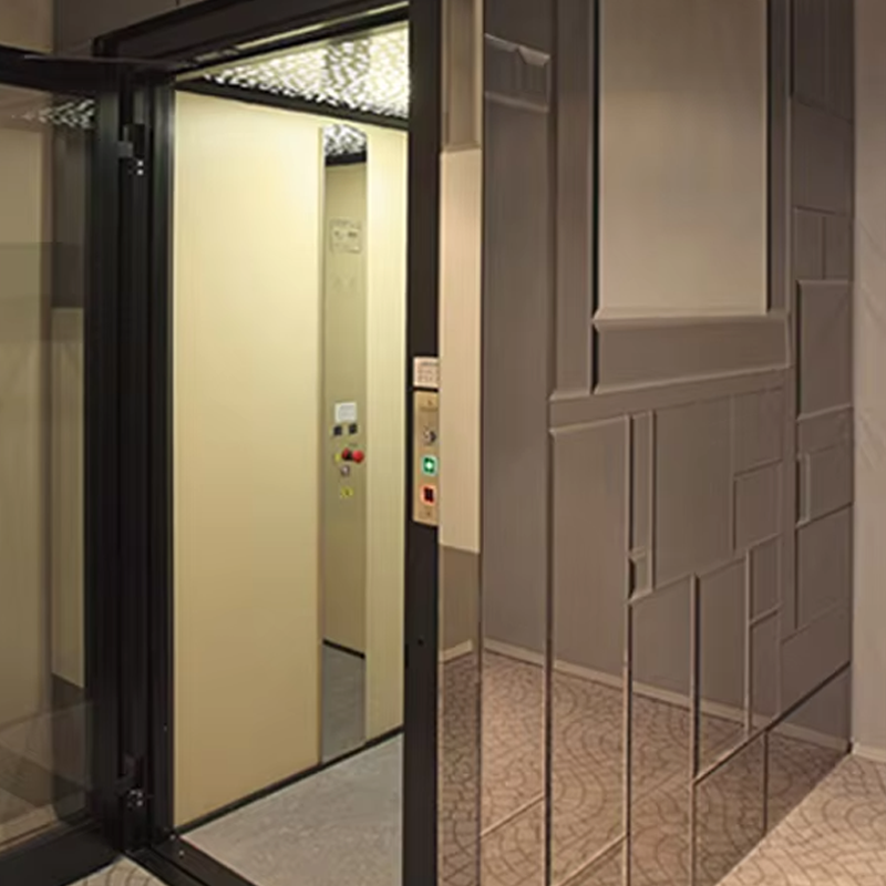 VTEV105 Ascensores Elevadores Cabine Villa Elevador Personalizado para Decoração de Interiores
