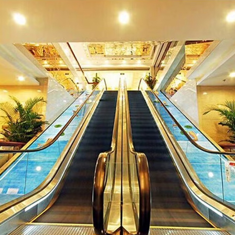 VTES105 VVVF Controle Elevador de escada rolante de 35 graus Certificação ISO 0,5m_s Velocidade Design moderno 1 ano de garantia para shopping
