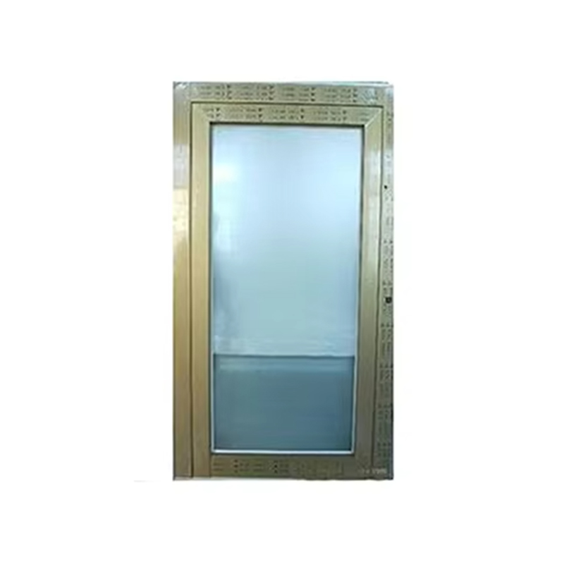 VTSP204 Sistema de porta de elevador de alta qualidade em aço inoxidável painel de porta manual de vidro pintado