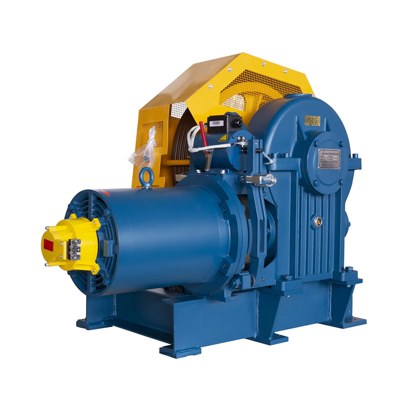 VTSP216 Novos Produtos YJF100K 320Kg-450Kg Elevador Peças Torindrive Elevador Máquina de Tração Alinhada