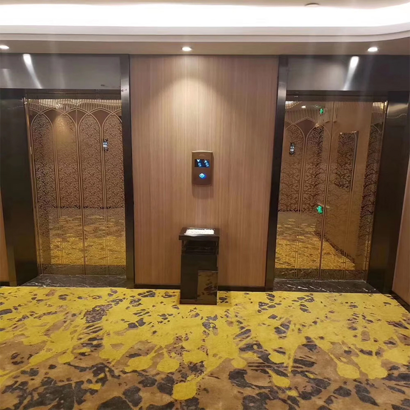 VTEP118 Elevadores Avançados Elevadores de Passageiros Gearless AC PVC Construção de Aço Inoxidável ISO90001 Certificada Características Inteligentes Melhoram