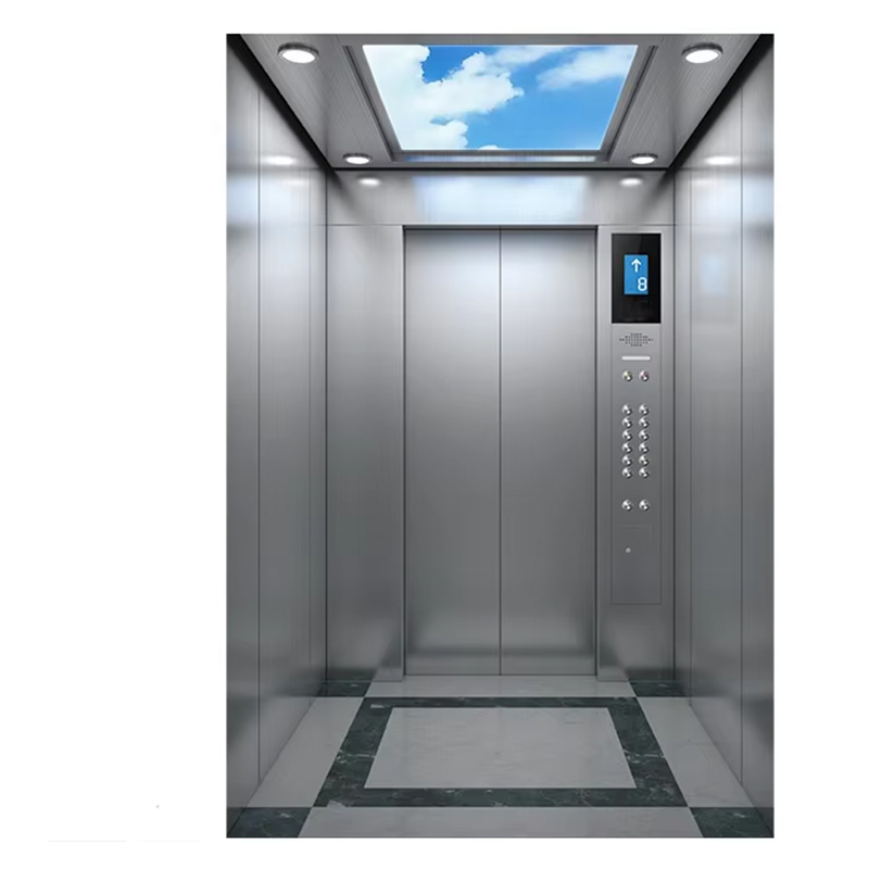 VTEP120 Villa Residencial Elevador de Passageiros Panorâmico Vidro Aço Inoxidável Segurança de Construção Apresenta Grande Capacidade