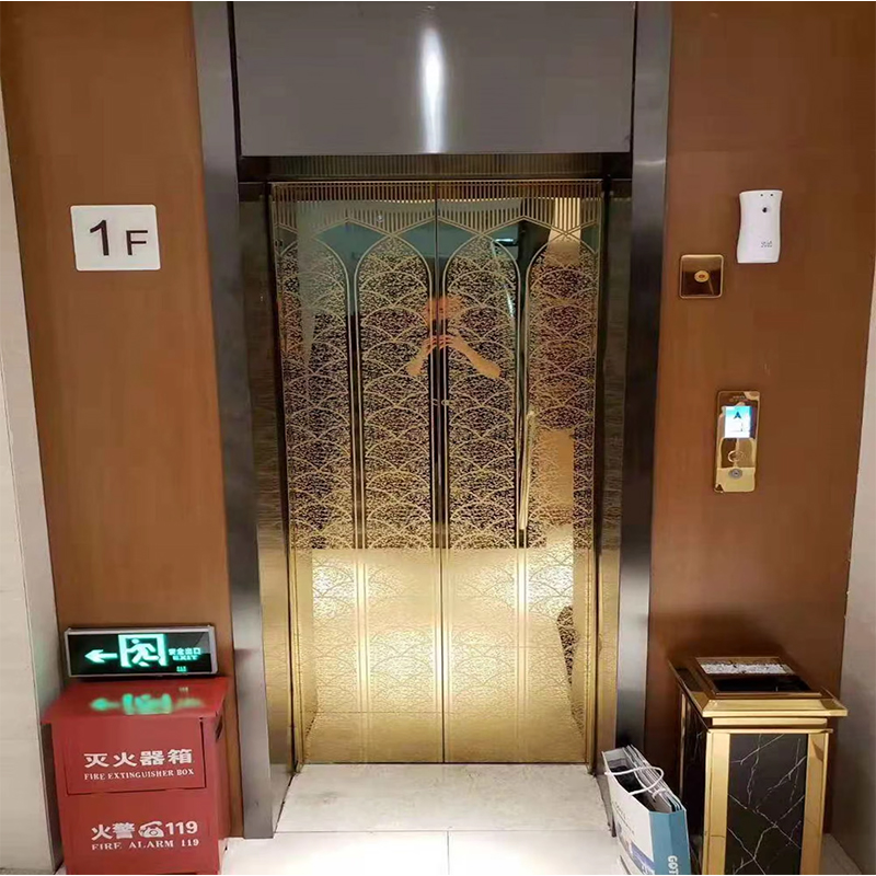 VTEP122 Elevadores Elevador de passageiros avançado e com economia de espaço para edifícios altos