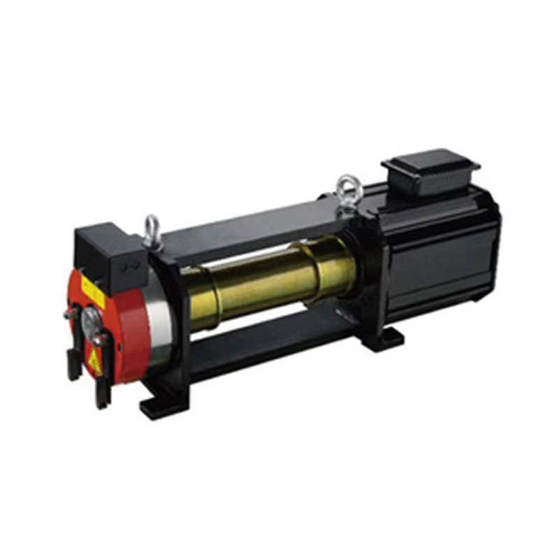 Máquina de tração sem engrenagens vtsp228 1350kg-2000kg, motor de elevador ac1, aço inoxidável, 1.00-2.00m_s, prédio de escritórios, 1 ano
