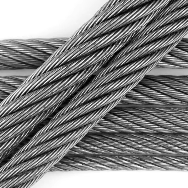 VTSP263 China Factory 11mm de alta resistência à tração resistente ao calor cabo de aço galvanizado para elevador
