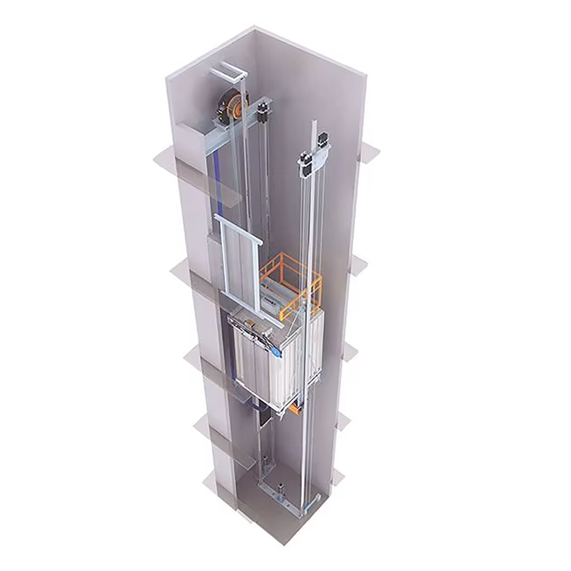 Cabine do elevador de passageiros VTSP130 para hotéis com acabamento em LED de teto decorativo de construção em aço inoxidável com garantia de 1 ano