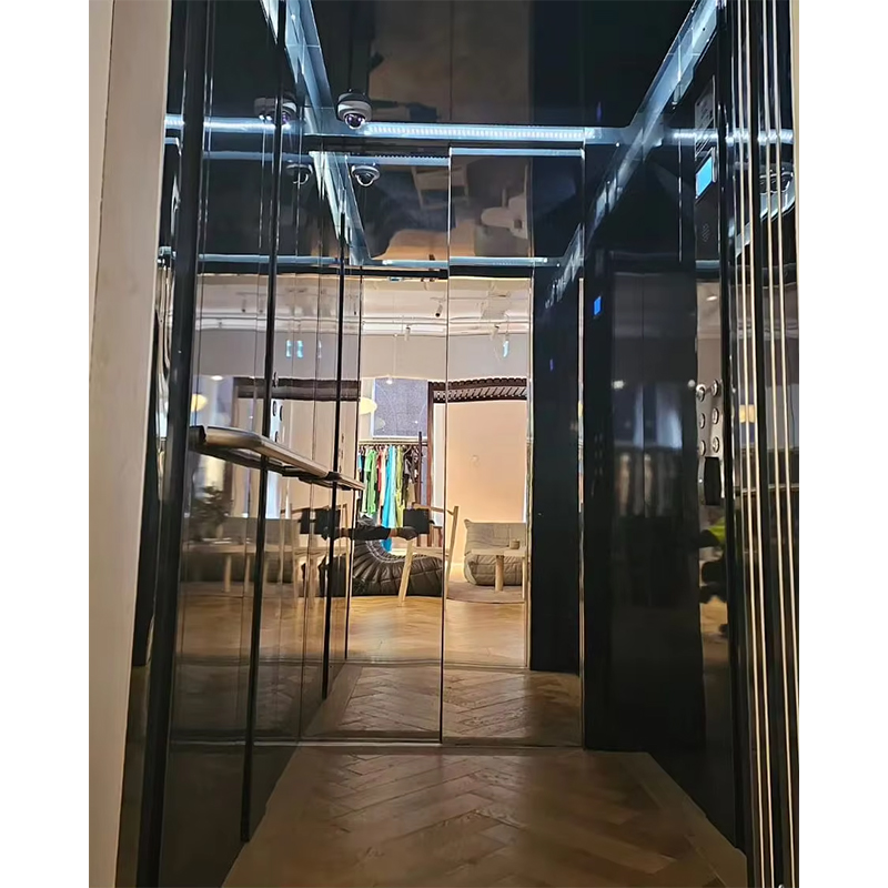 Peças e acessórios do elevador VTSP136 Cabine de elevação de passageiros com iluminação LED e decoração premium