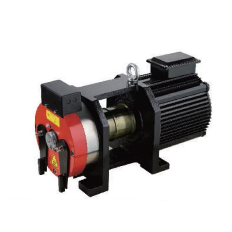 Máquina de tração gearless moderna vtsp253 montanari, mcg200, uso de apartamento, peças do elevador, motor de elevação 800-1350kgs