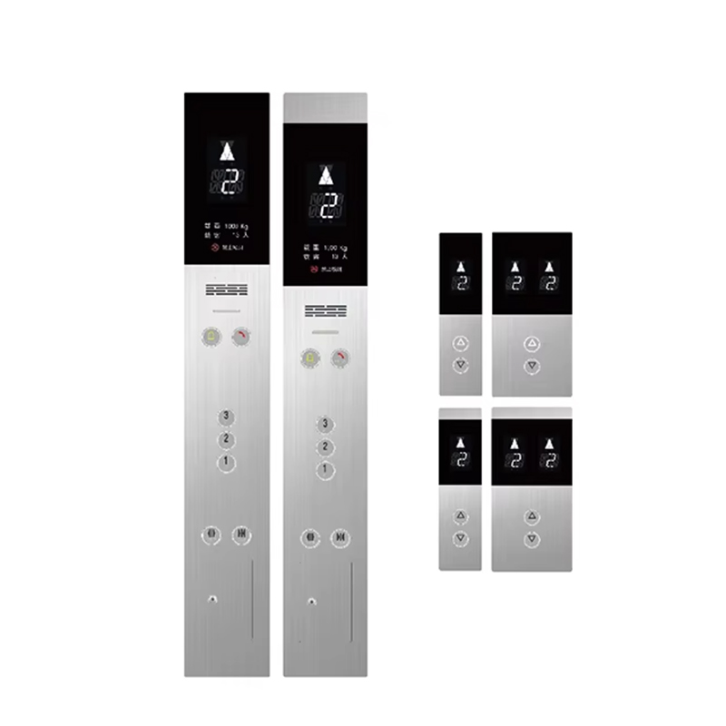 VTSP345 preço de fábrica design moderno painel da porta do elevador de aço inoxidável com botão do elevador montado na parede COP LOP