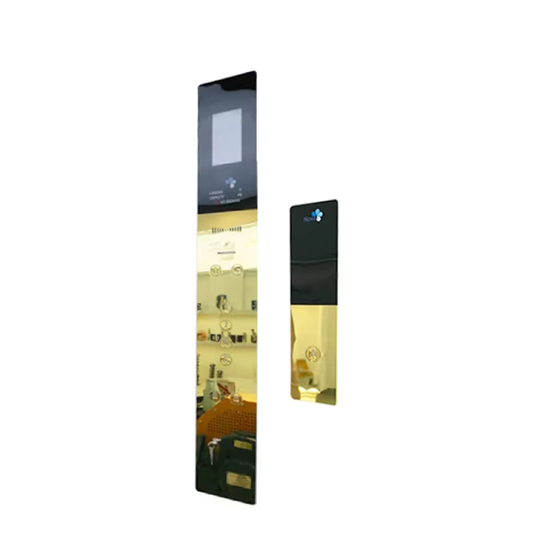VTSP345 preço de fábrica design moderno painel da porta do elevador de aço inoxidável com botão do elevador montado na parede COP LOP