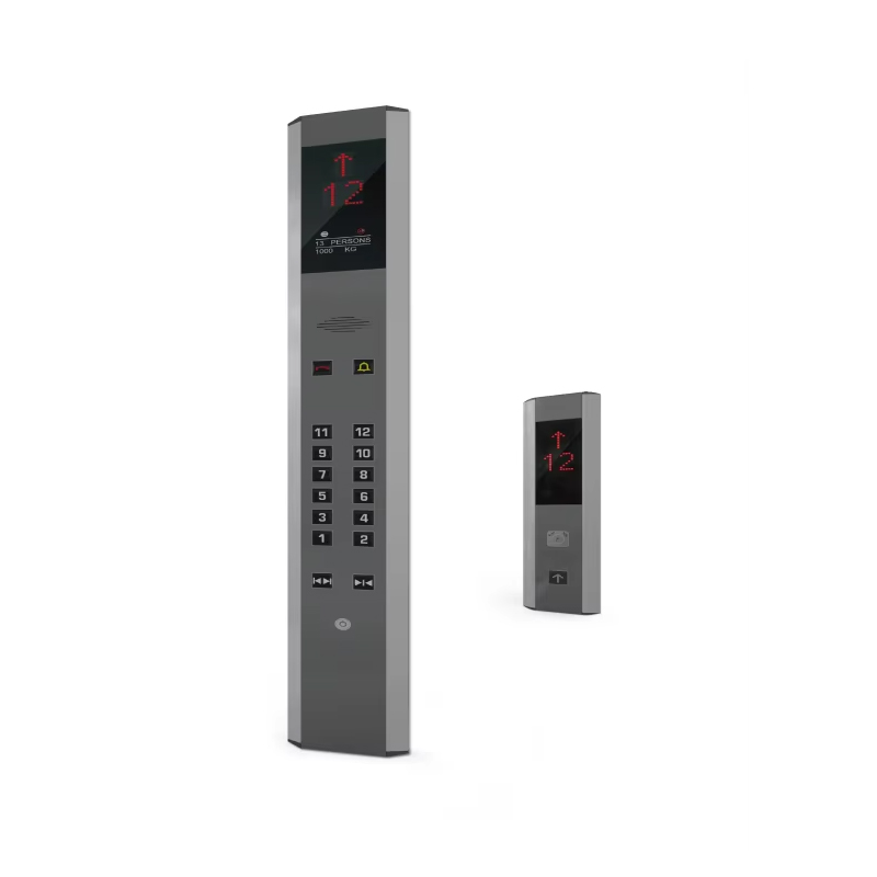 VTSP 385 Segmento DOT Matrix Display Moderno Elevador de Aço Inoxidável Tela de Exibição COP LOP Peças ISO9001 Certificadas