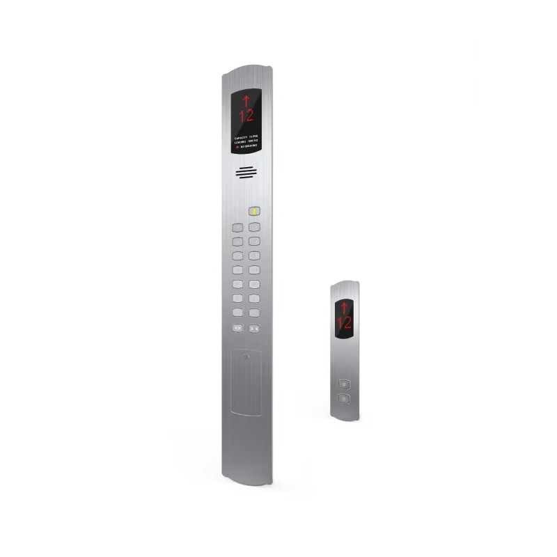 VTSP 385 Segmento DOT Matrix Display Moderno Elevador de Aço Inoxidável Tela de Exibição COP LOP Peças ISO9001 Certificadas